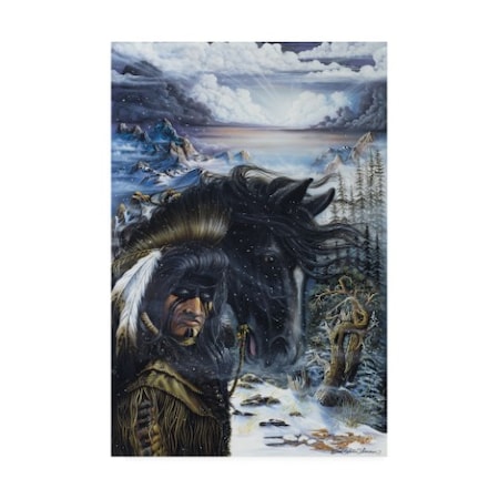 Dann Spider Warren 'The Messenger' Canvas Art,12x19